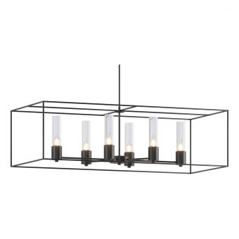 Hubbardton Forge Portico Pendant in Black 138940-1815