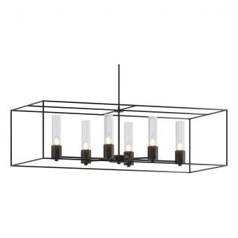 Hubbardton Forge Portico Pendant in Black 138940-1817