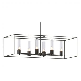Hubbardton Forge Portico Pendant in Black 138940-1819