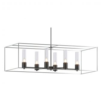 Hubbardton Forge Portico Pendant in Black 138940-1821