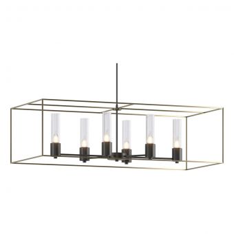 Hubbardton Forge Portico Pendant in Black 138940-1823