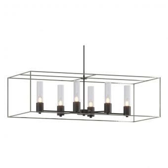 Hubbardton Forge Portico Pendant in Black 138940-1825