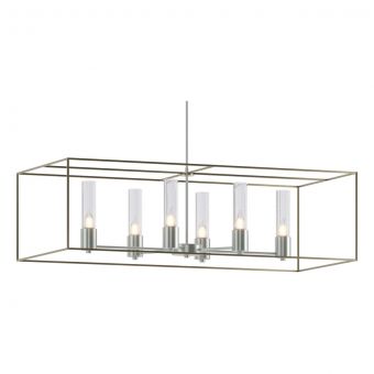 Hubbardton Forge Portico Pendant in Vintage Platinum 138940-1877