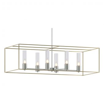 Hubbardton Forge Portico Pendant in Vintage Platinum 138940-1881