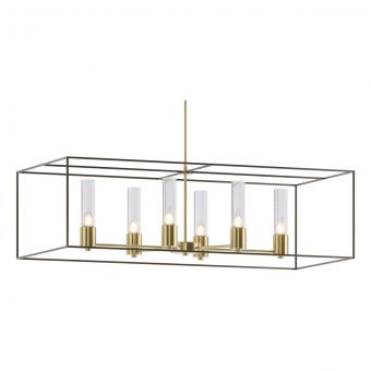 Hubbardton Forge Portico Pendant in Modern Brass 138940-1919