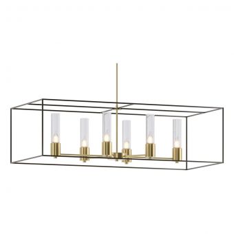Hubbardton Forge Portico Pendant in Modern Brass 138940-1925