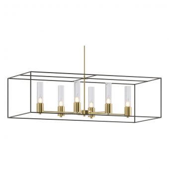 Hubbardton Forge Portico Pendant in Modern Brass 138940-1927