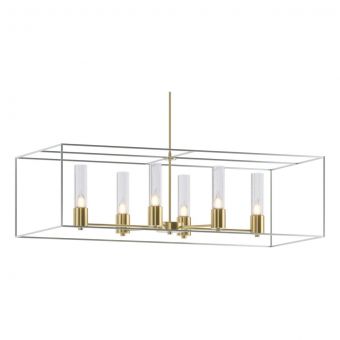 Hubbardton Forge Portico Pendant in Modern Brass 138940-1929