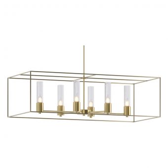 Hubbardton Forge Portico Pendant in Modern Brass 138940-1931