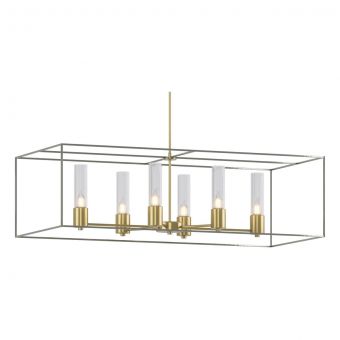 Hubbardton Forge Portico Pendant in Modern Brass 138940-1933