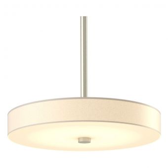 Hubbardton Forge Disq LED Pendant in Sterling, Spun Frost (SH)