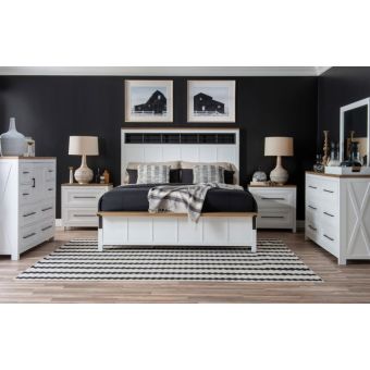 Legacy Classic Franklin Two Tone Panel Bedroom Set #3100