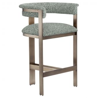 Interlude Home Darcy Counter Stool in Pool