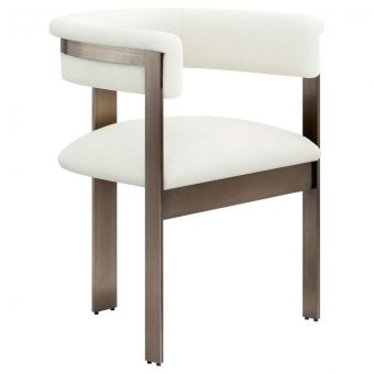 Interlude Home Darcy Dining Chair in Shell