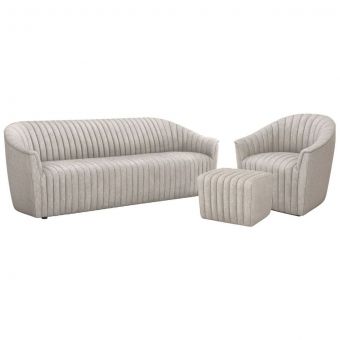 Interlude Home Channel Sofa Set in Bungalow