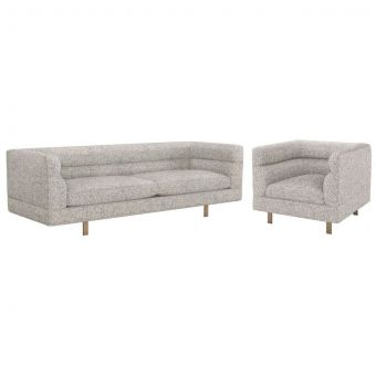 Interlude Home Ornette Sofa Set in Breeze