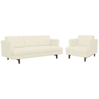 Interlude Home Ayler Sofa Set in Down