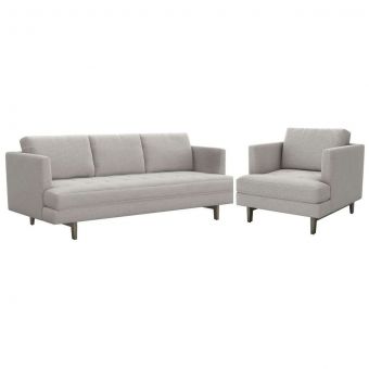 Interlude Home Ayler Sofa Set in Grey