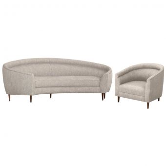 Interlude Home Capri Sofa Set in Bungalow