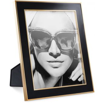 Eichholtz Picture Frame Lantana in Black & Gold, Large - Set of 6