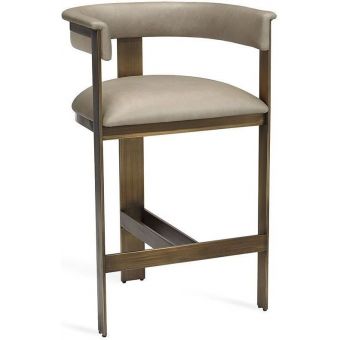 Interlude Home Darcy Counter Stool - Taupe
