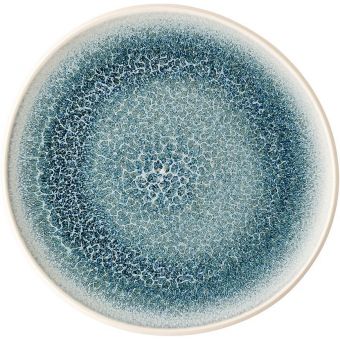 Rosenthal Junto Stoneware Aquamarine Salad Plate, Flat, 8 2/3 inch