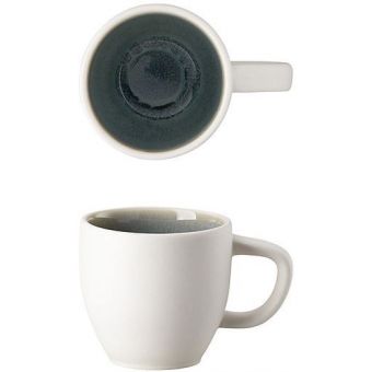 Rosenthal Junto Stoneware Aquamarine Espresso Cup, 3 ounce