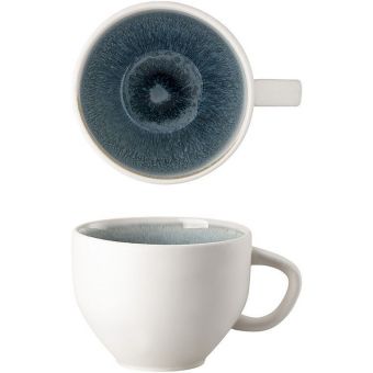 Rosenthal Junto Stoneware Aquamarine Combi Cup, 11 ounce