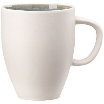Rosenthal Junto Stoneware Aquamarine Mug with Handle, 12 3/4 ounce