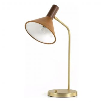 Four Hands Cullen Task Lamp - Natural Walnut