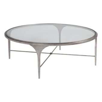 Artistica Home Porto Silver Round Cocktail Table