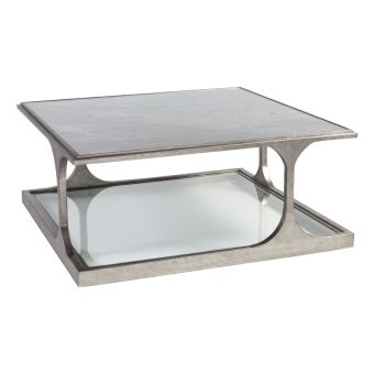 Artistica Home Bond Street Silver Square Cocktail Table