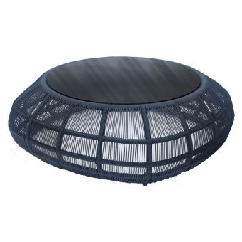 Skyline Design Rio Coffee Table With Black Glass