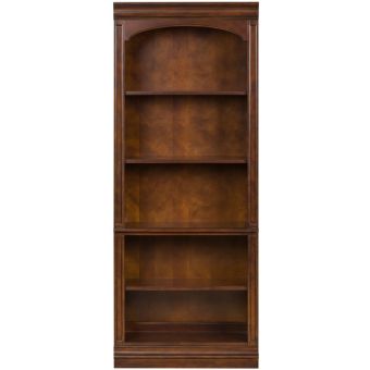 Liberty Furniture Brayton Manor Jr Executive Open Bookcase in Cognac