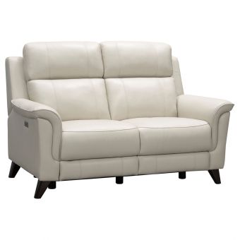 Barcalounger Kester Power Reclining Loveseat With Head Rests - Laurel Cream