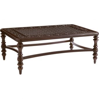 Tommy Bahama Outdoor Black Sands Rectangular Cocktail Table
