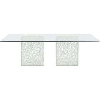 Bernhardt Furniture Interiors Arctic Rectangular Dining Table