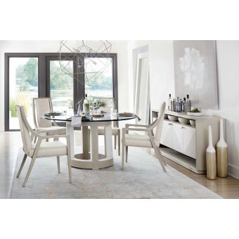 Bernhardt Axiom 60" Round Dining Table Set