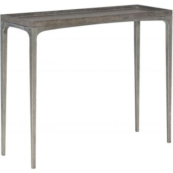 Bernhardt Furniture Linea Sofa Table in Cerused Charcoal
