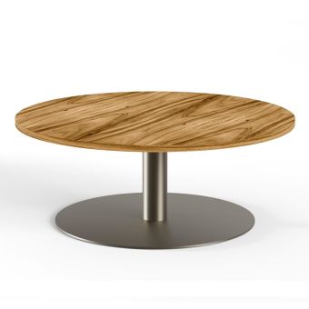 Bernhardt Living Brasea Cocktail Table, Tungsten Finish