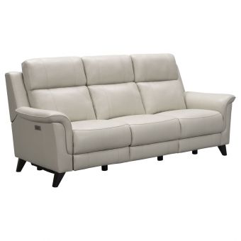 Barcalounger Kester Power Reclining Sofa With Head Rests - Laurel Cream