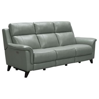 Barcalounger Kester Power Reclining Sofa With Head Rests - Lorenzo Mint