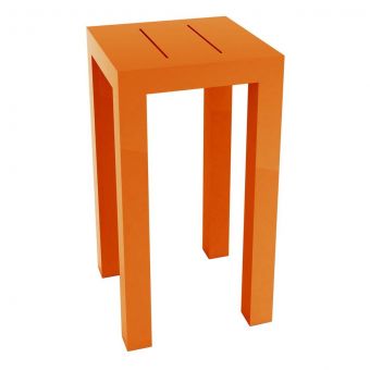 Vondom Jut Lacquered Bar Table in Orange