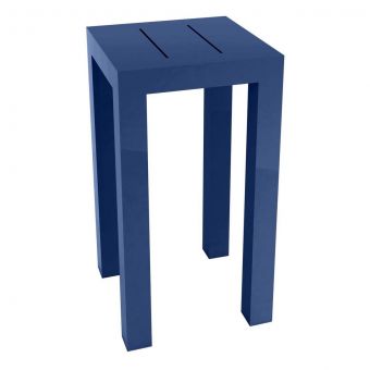 Vondom Jut Lacquered Bar Table in Notte Blue