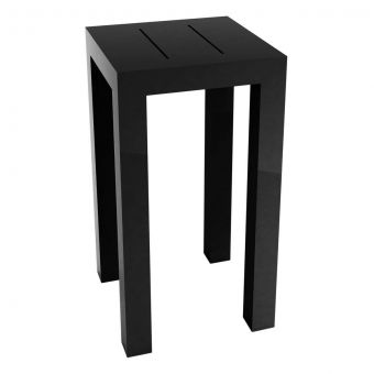 Vondom Jut Lacquered Bar Table in Black