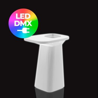 Vondom Noma RGBW LED DMX Bar Table in Ice