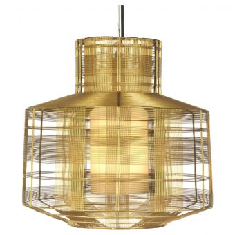 Oggetti Schema Busy Pendant, Gold