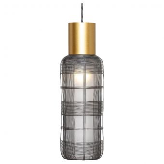 Oggetti Schema Slim Pendant, Dark Grey/Gold