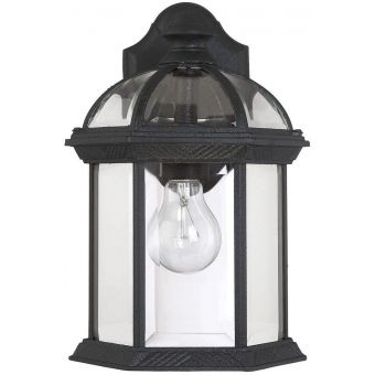 Savoy House Kensington 11.5" 1-Light Outdoor Wall Lantern in Black