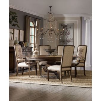 Hooker Furniture Rhapsody 72" Round Dining Set